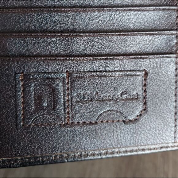 CIEPHIA RFID Blocking Trifold Genuine Leather Wallets - Brown - Picture 5 of 10